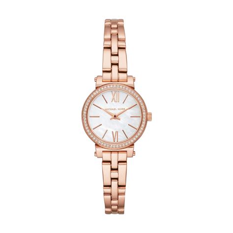 michael kors petite sofie stainless steel watch|Michael Kors Women's Petite Sofie Rose Gold.